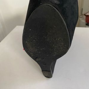 Platform buckle up shoes